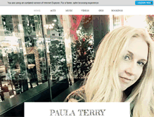 Tablet Screenshot of paulaterry.com